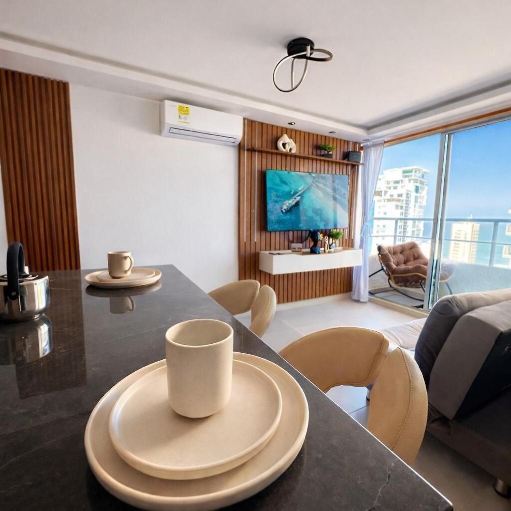 Apartamento Despierta Con Vista Al Mar En El Corazón De Ctg *